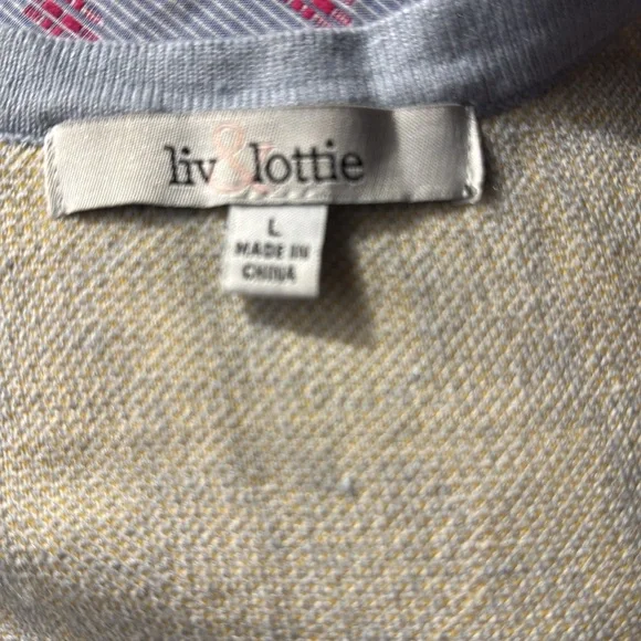 Live & Lottie Retro Floral Sweater Set L - Picture 7 of 8